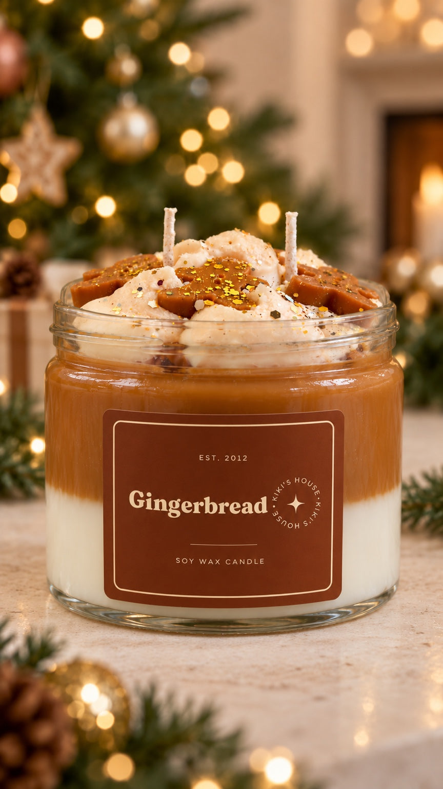 Gingerbread Jar Candle