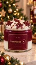 Nutcracker Jar Candle