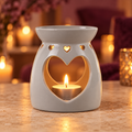 Grey Heart Wax Warmer